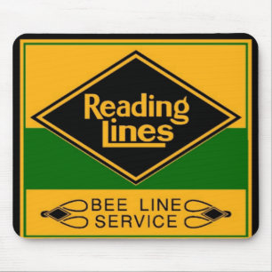 Reading Railroad Lines, Bee Line Service Mouse Pad