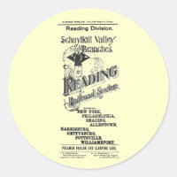 Reading Railroad System Timetable Cover 1894