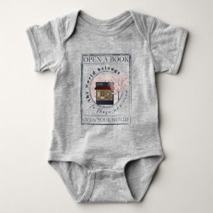 Reading, Reading Lovers, Librarian Book Club Books Baby Bodysuit