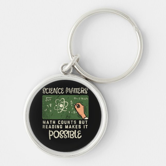 Reading - Reading Makes It Possible Key Ring (Front)
