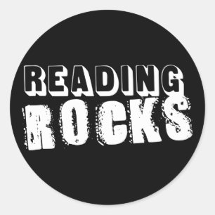 Reading Rocks Classic Round Sticker