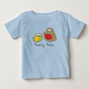 Reading Rocks Funny Book Kid's Baby T-Shirt