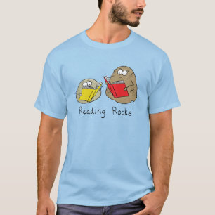 Reading Rocks Funny Book Teacher T-Shirt