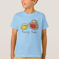 Reading Rocks Kids Boy Girl T-Shirt