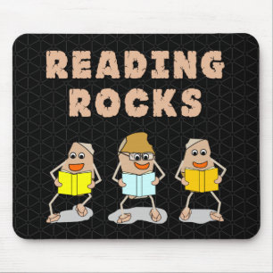Reading Rocks Mouse Pad
