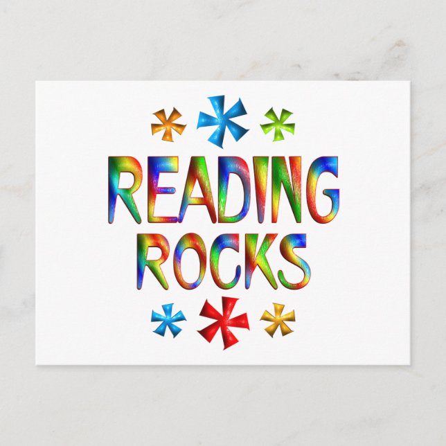 READING ROCKS POSTCARD (Front)