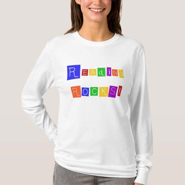 Reading Rocks Tshirts and Gifts (Front)