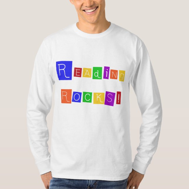 Reading Rocks Tshirts and Gifts (Front)