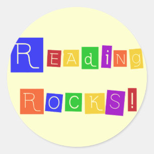 Reading Rocks Tshirts and Gifts Classic Round Sticker