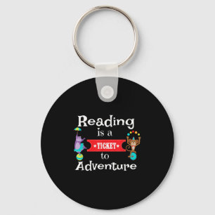 Reading Shirt For Kids And Teachers Circus Animal  Key Ring
