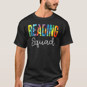 Reading Squad Tie Dye Appreciation Day Hello Back T-Shirt