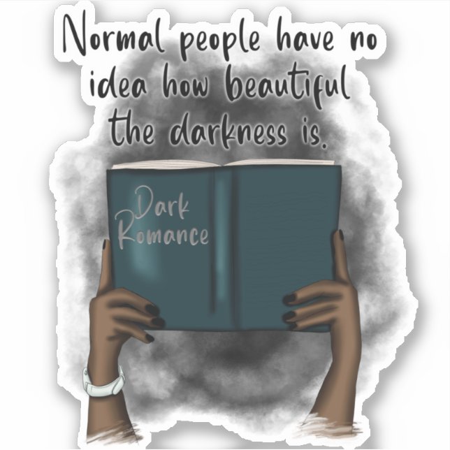 Reading Sticker, Booknerd, Gift for Book Lover (Front)