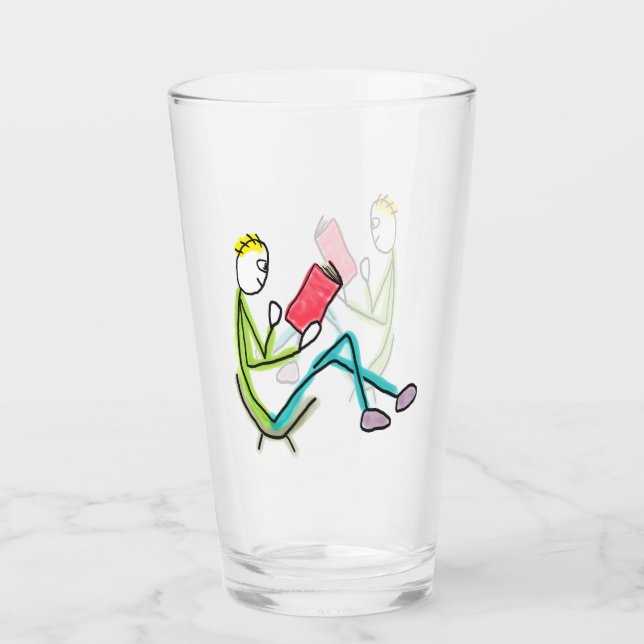 Reading Stickman Glass (Front)