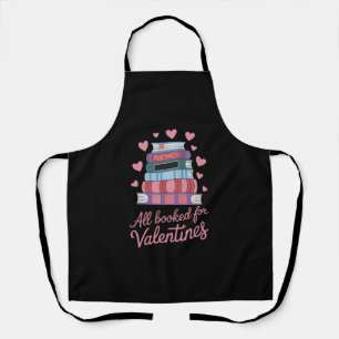 Reading Teacher All Booked for Valentine's Day Apron
