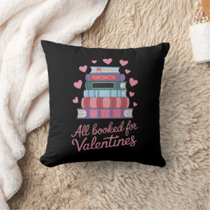 Reading Teacher All Booked for Valentine's Day Cushion