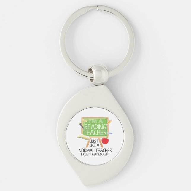 Reading Teacher  Key Ring (Front)