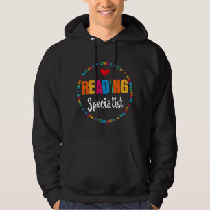 Reading Teacher Literacy Coach Principal Reading S Hoodie