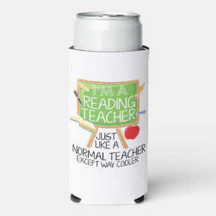 Reading Teacher Seltzer Can Cooler