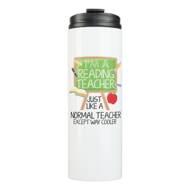 Reading Teacher  Thermal Tumbler (Front)