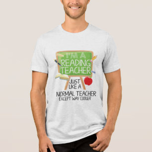 Reading Teacher  Tri-Blend Shirt