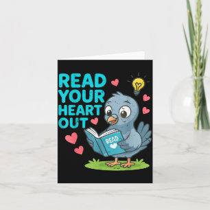 Reading Teacher Valentine Day Read Your Heart Out  Card