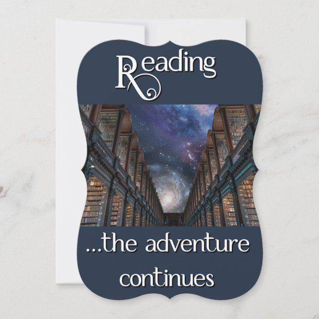 Reading, the adventure continues (Front)