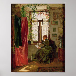 Reading the letter poster