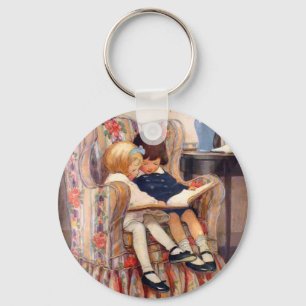 Reading Together Key Ring