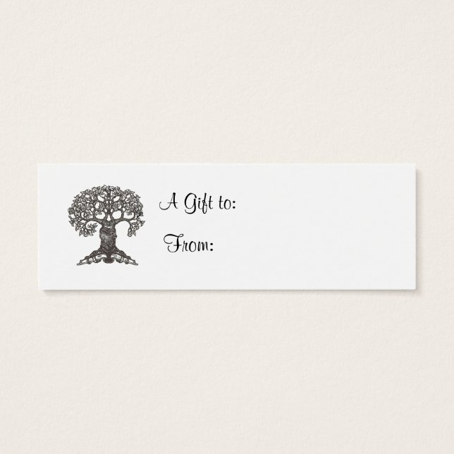 Reading Tree Mini Bookmark to Customise (Back)