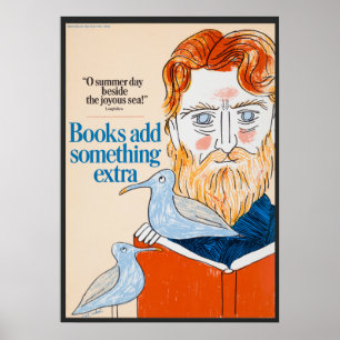 Reading Unedited Vintage Photos Old Aesthetic Pict Poster