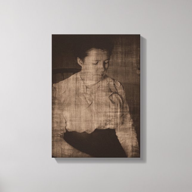 Reading Vintage Canvas Print (Front)