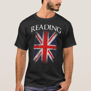 Reading Vintage Retro British Flag Funny T-Shirt