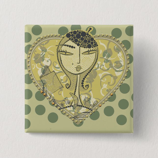 Reading's The Fashion Tshirts and Gifts 15 Cm Square Badge (Front)