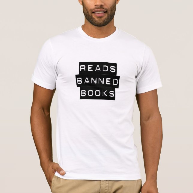 Reads Banned Books T-Shirt (Front)