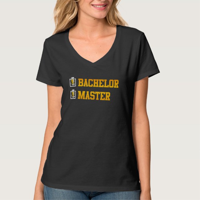 Ready Bachelors degree Masters degree T-Shirt (Front)