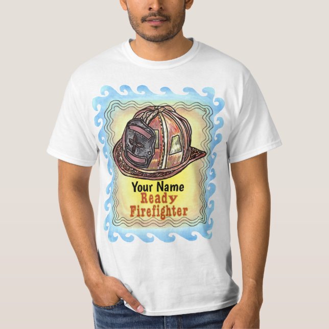 Ready Firefighter  T-Shirt (Front)