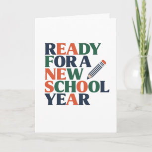 Ready for a New School Year Card