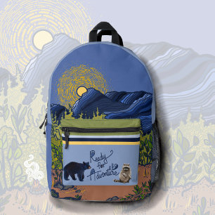 Ready for Adventure Print Cut Sew Backpack
