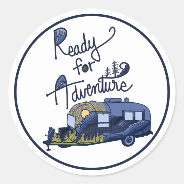 Ready for Adventure Sticker (Front)