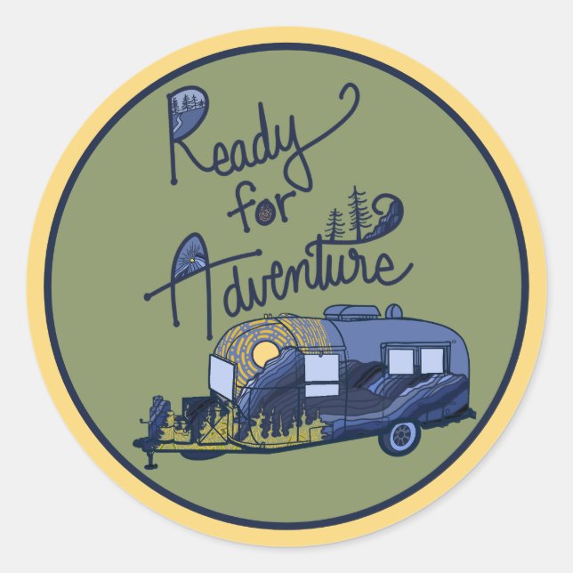 Ready for Adventure Sticker (Front)