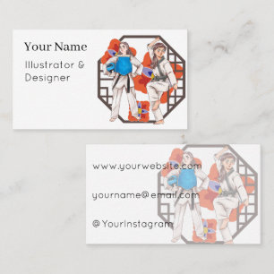 Ready for Battle - Discipline and Martial Preparat Business Card