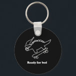 Ready For Bed Dinosaur Skateboarding  Key Ring<br><div class="desc">Ready For Bed Dinosaur Skateboarding</div>