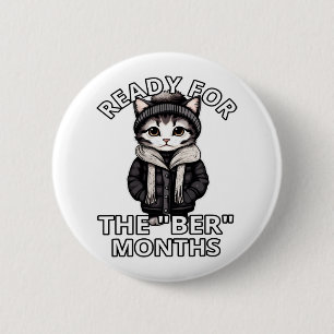 Ready For Ber Months Fall Leaves Autumn Winter Kit 6 Cm Round Badge