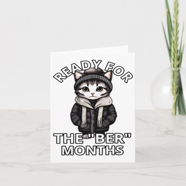 Ready For Ber Months Fall Leaves Autumn Winter Kit Card (Front)