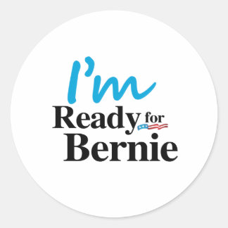 Ready for Bernie 2016 Classic Round Sticker