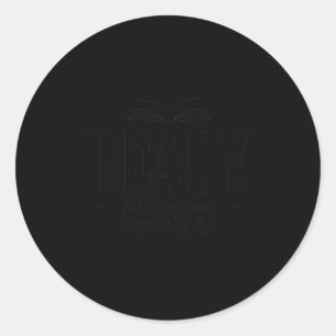 Ready For Every New Chapter In Life Classic Round Sticker