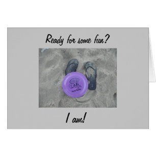 READY FOR FUN-I AM! LOVE CARD TO SOLDIER MISS YOU