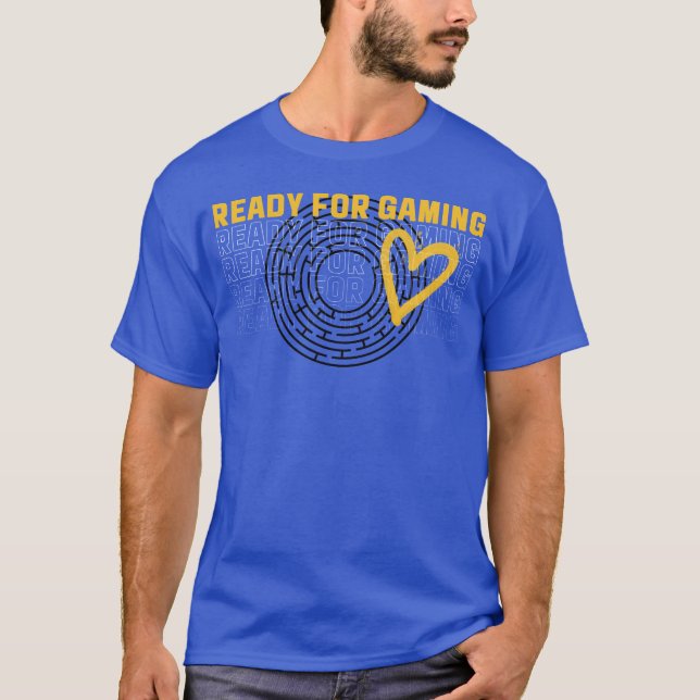 Ready For Gaming boy friend T-Shirt (Front)