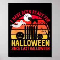 Ready for halloween cat ghost pumpkins