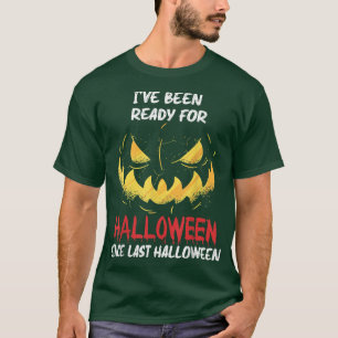 Ready For Halloween, Jack O Lantern Halloween Cost T-Shirt